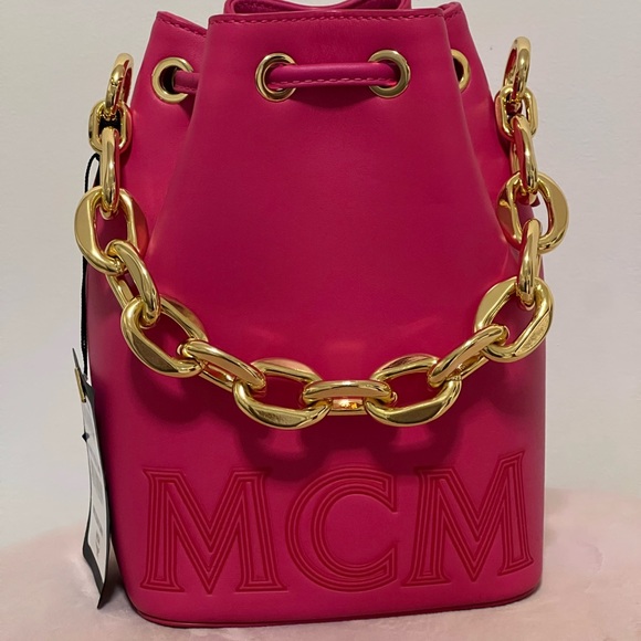 MCM Handbags - NEW Hot pink MCM small bag